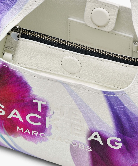 The Future Floral Leather Mini Sack Bag White Multi MARC JACOBS — Фото, Картинка BAG❤BAG Купить оригинал Украина, Киев, Житомир, Львов, Одесса ❤bag-bag.com.ua