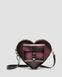 Heart Shaped Distressed Look Leather Bag Black+Fondant Pink Arcadia Dr. Martens — 1/9 Фото, Картинка BAG❤BAG Купить оригинал Украина, Киев, Житомир, Львов, Одесса ❤bag-bag.com.ua