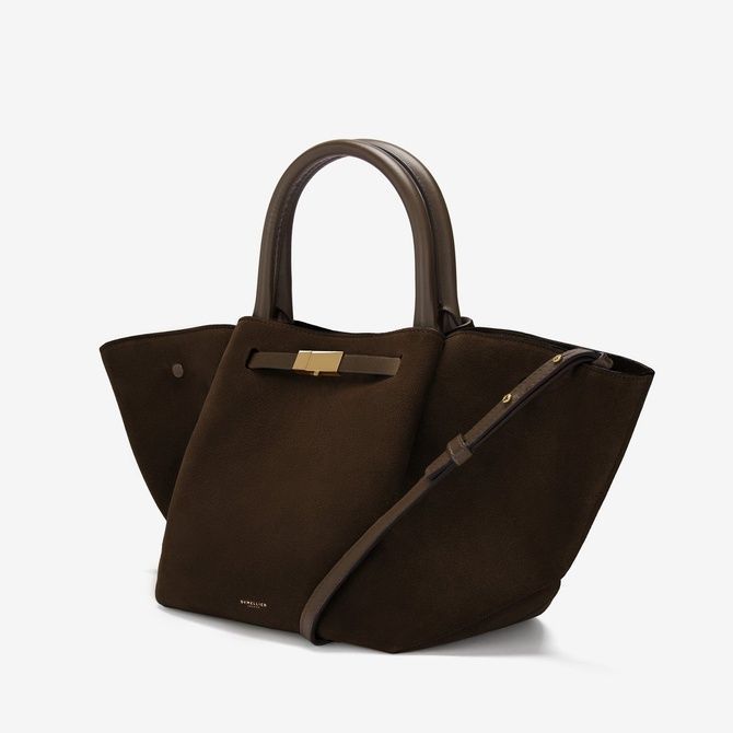 DeMellier The Midi New York Mocha Suede & Mocha Smooth N81-SUSM-X128-0 &mdash; фото 3 из 20