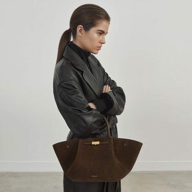 DeMellier The Midi New York Mocha Suede & Mocha Smooth N81-SUSM-X128-0 &mdash; фото 9 из 20