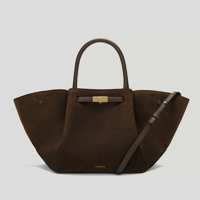 DeMellier The Midi New York Mocha Suede & Mocha Smooth N81-SUSM-X128-0 &mdash; фото 13 из 20