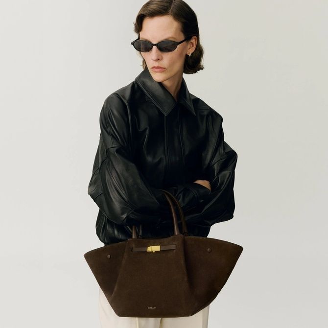 DeMellier The Midi New York Mocha Suede & Mocha Smooth N81-SUSM-X128-0 &mdash; фото 19 из 20