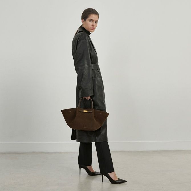 DeMellier The Midi New York Mocha Suede & Mocha Smooth N81-SUSM-X128-0 &mdash; фото 11 из 20