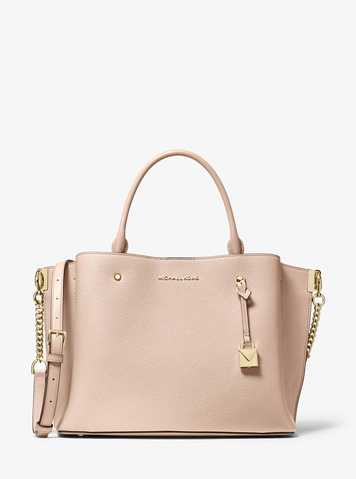 MICHAEL KORS® ᐉ Arielle Large Pebbled Leather Satchel 【SOFT PINK】 Цена 11  572 грн — Наличие уточняйте #30F9GI5S3L Купить в интернет-магазине BAG❤BAG  • Киев, Львов, Одесса, Харьков, Житомир • Доставка по всей Украине!