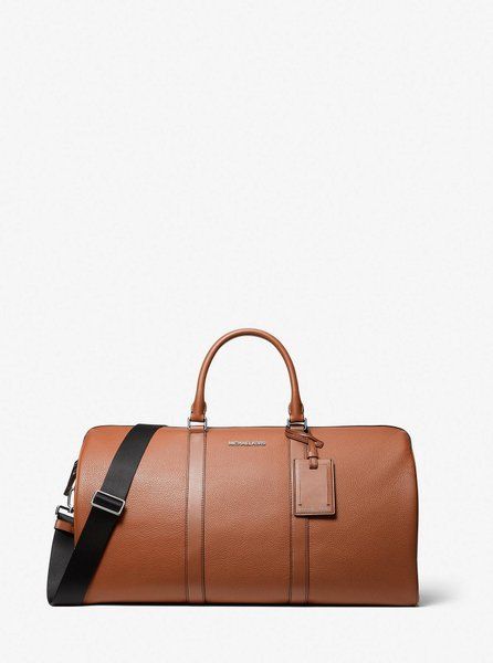 MICHAEL KORS Cooper Pebbled Leather Duffel Bag LUGGAGE 37S4LOLU3L &mdash; фото 1 из 8