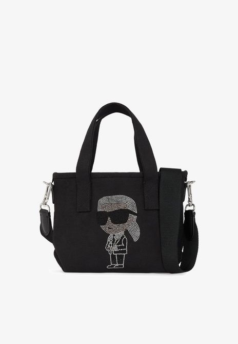 KARL LAGERFELD Ikon Rhinestone Sm Shopper Tote Bag Black BLACK A3W50023 &mdash; фото 2 з 5