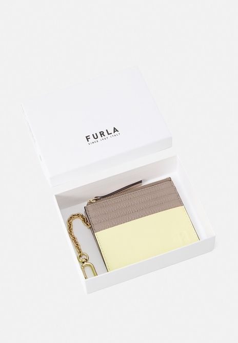 FURLA Grazia Card Case Hook Wallet Stucco Gray / Freesia / Azalea WP00495BX1588-3781S1007 &mdash; фото 4 з 5
