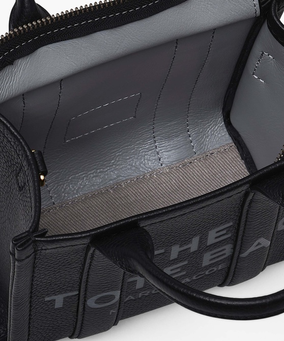 The Leather Mini Tote Bag BLACK MARC JACOBS — Фото, Картинка BAG❤BAG Купить оригинал Украина, Киев, Житомир, Львов, Одесса ❤bag-bag.com.ua