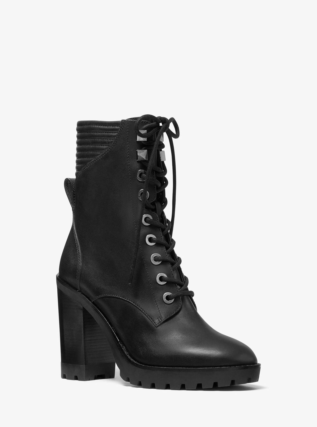 michael kors bastian combat boots