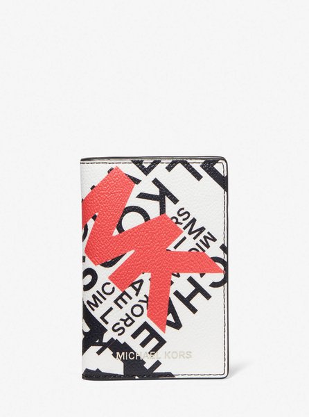 Hudson Scatter Logo Bi-Fold Card Case WHITE COMBO MICHAEL KORS — Фото, Картинка BAG❤BAG Купить оригинал Украина, Киев, Житомир, Львов, Одесса ❤bag-bag.com.ua