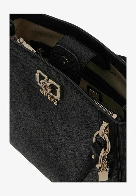 GUESS Karnilla Girlfriend Carryall Handbag Coal logo BG149746GUE &mdash; фото 3 из 3