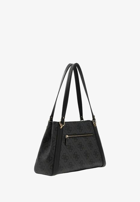 GUESS Karnilla Girlfriend Carryall Handbag Coal logo BG149746GUE &mdash; фото 2 из 3