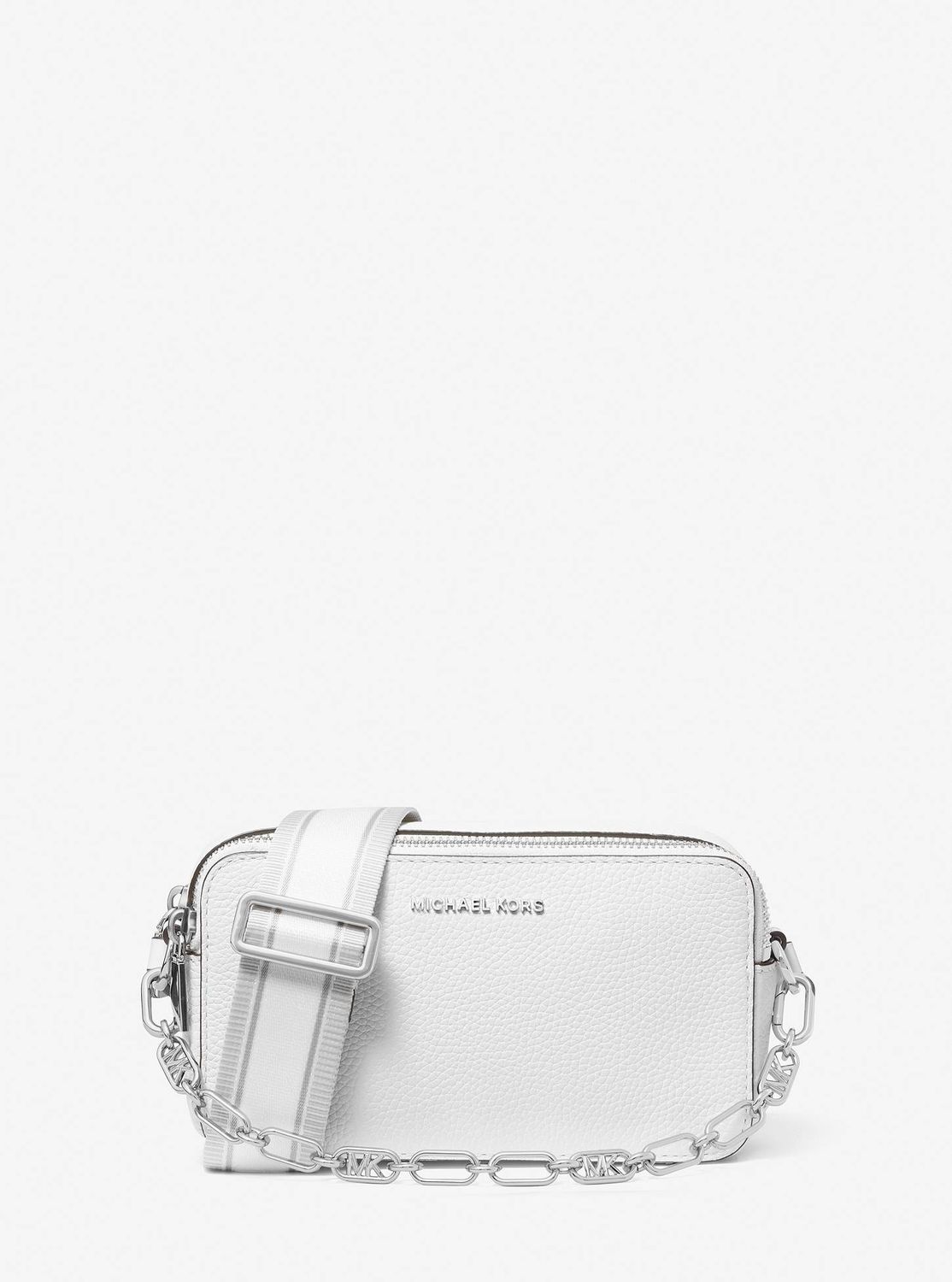 MICHAEL KORS® ᐉ Jet Set Small Pebbled Leather Double-Zip Camera