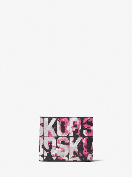 Cooper Graphic Logo Billfold Wallet CHILI MICHAEL KORS — Фото, Картинка BAG❤BAG Купить оригинал Украина, Киев, Житомир, Львов, Одесса ❤bag-bag.com.ua