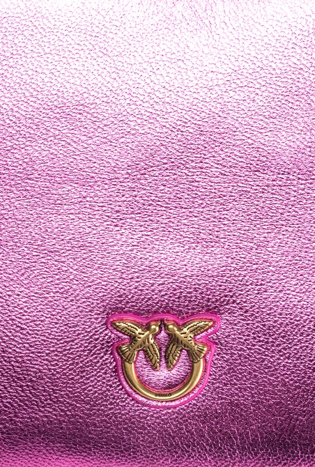 Foiled Classic Flat Love Bag PINKO PINK-ANTIQUE GOLD Pinko — Фото, Картинка BAG❤BAG Купить оригинал Украина, Киев, Житомир, Львов, Одесса ❤bag-bag.com.ua