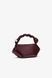 GANNI Mini Bou Bag Croco BURGUNDY B2100028 &mdash; фото 2 из 4