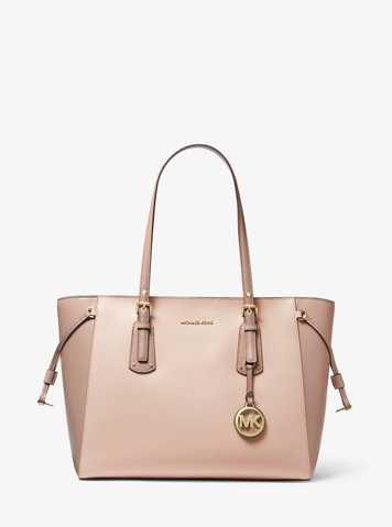 michael kors crossgrain leather tote