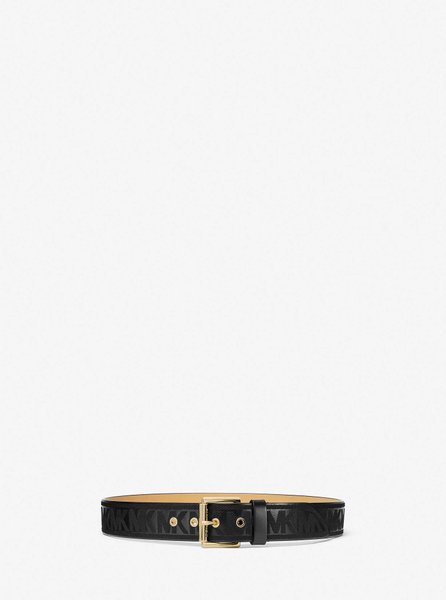 Embroidered Leather Belt BLACK MICHAEL KORS — Фото, Картинка BAG❤BAG Купить оригинал Украина, Киев, Житомир, Львов, Одесса ❤bag-bag.com.ua