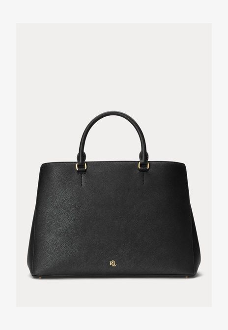 RALPH LAUREN HANNA SATCHEL LARGE - Handbag BLACK 431898556-005 &mdash; фото 8 из 16