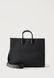 BOSS Sandy Big Tote Monogram Tote Bag BLACK 50569768-001 &mdash; фото 1 из 4