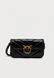 Pinko Love Box Baguette Big Cross Body Bag Nero / Antique gold-coloured 105083-Z99Q &mdash; фото 1 з 4