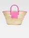 Le panier Soli — Beach basket bag Neon Pink Jacquemus — 1/5 Фото, Картинка BAG❤BAG Купить оригинал Украина, Киев, Житомир, Львов, Одесса ❤bag-bag.com.ua