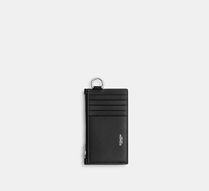 COACH Zip Card Case With Teddy Graphic BLACK CEF16 &mdash; фото 2 из 2