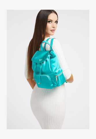 GUESS® ᐉ VELINA - Backpack 【GREEN】 Цена 8 596 грн — Под заказ