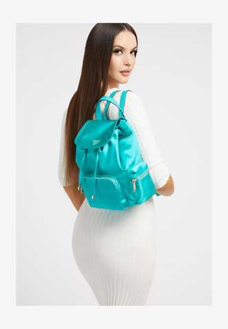 GUESS® ᐉ VELINA - Backpack 【GREEN】 Цена 7 662 грн — Под заказ