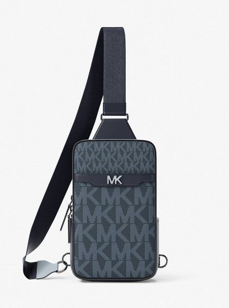 MICHAEL KORS Cooper Small Signature Logo Sling Pack ADMIRL MULTI 37S6LCOC2B &mdash; фото 1 з 5