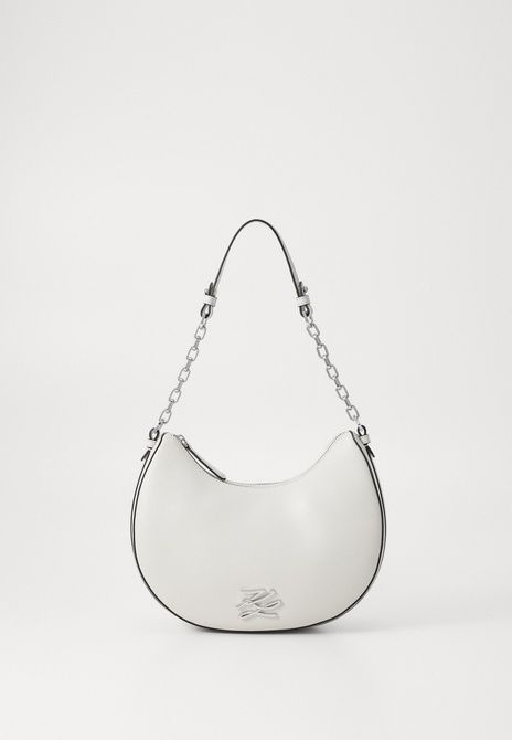 KARL LAGERFELD Autograph Moon Shoulder Bag Handbag Cement CEMENT A2W30019 &mdash; фото 2 з 5