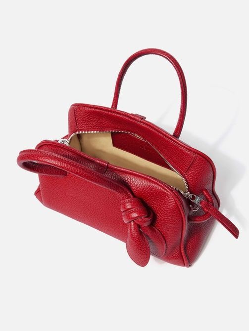 Jacquemus The small Turismo &mdash; Small soft bowling bag RED 251BA416-3216-470 &mdash; фото 5 з 7