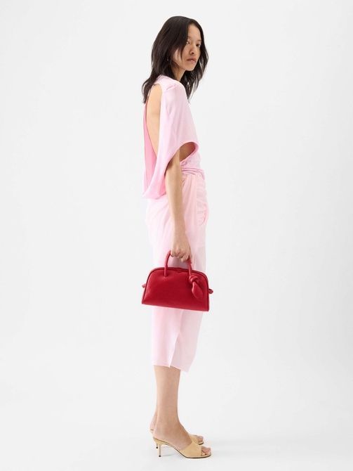 Jacquemus The small Turismo &mdash; Small soft bowling bag RED 251BA416-3216-470 &mdash; фото 6 з 7