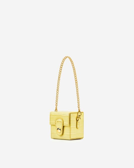 JW PEI Square Mini Box Light Yellow Croc BG61082JWP &mdash; фото 2 з 8