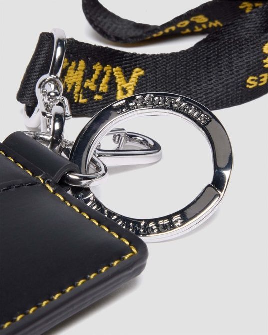 Dr. Martens Cardholder Kiev Leather Keyring BLACK KIEV 41429001 &mdash; фото 6 з 7