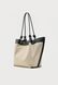 Coccinelle Finn Tote Bag Natural/Noir Natural noir E1 U06 11 01 01-846 &mdash; фото 2 из 4
