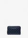 MICHAEL KORS Jet Set Small Studded Pebbled Leather Wallet DRESS BLUES 32R6SJ6D0I &mdash; фото 1 из 3