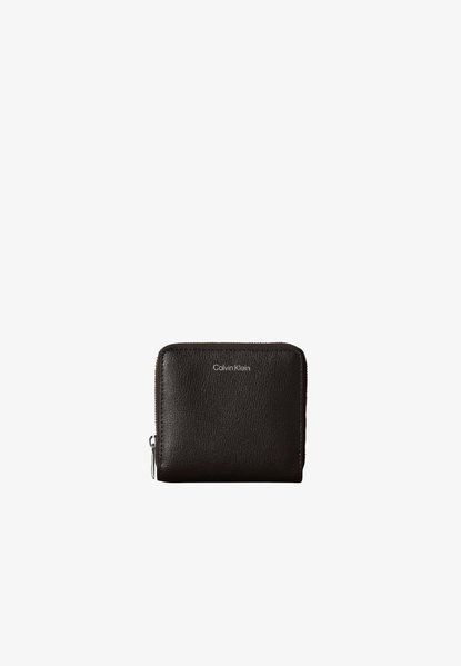 Calvin Klein Logo Medium Zip Around Wallet DARK BROWN LV04F1120GBAL &mdash; фото 1 из 3