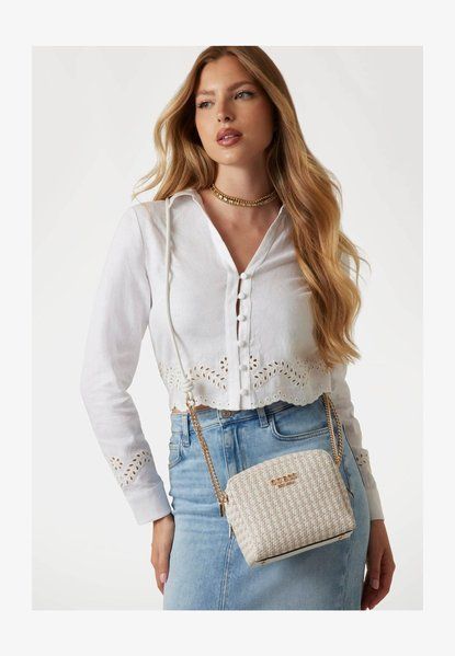 GUESS Mini Mirem Cross Body Bag Mehrfarbig Wei&szlig; Mehrfarbig / Wei&szlig; BG122509GUE &mdash; фото 1 из 6