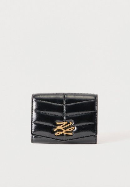 KARL LAGERFELD Autograph Wallet Black / Gold-coloured B3W32020-1AS &mdash; фото 1 из 4