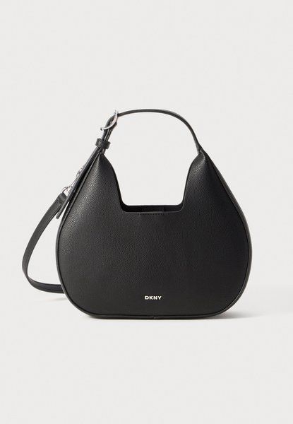 DKNY Camila Hobo Crossbody Handbag Black / Silver-coloured R53CAM32 &mdash; фото 1 з 4