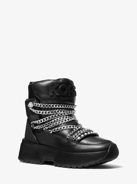 Cassia Leather Boot BLACK MICHAEL KORS — Фото, Картинка BAG❤BAG Купить оригинал Украина, Киев, Житомир, Львов, Одесса ❤bag-bag.com.ua