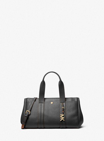 MICHAEL KORS Romee Small Pebbled Leather Satchel BLACK 30T5G1ZS1L &mdash; фото 1 из 4