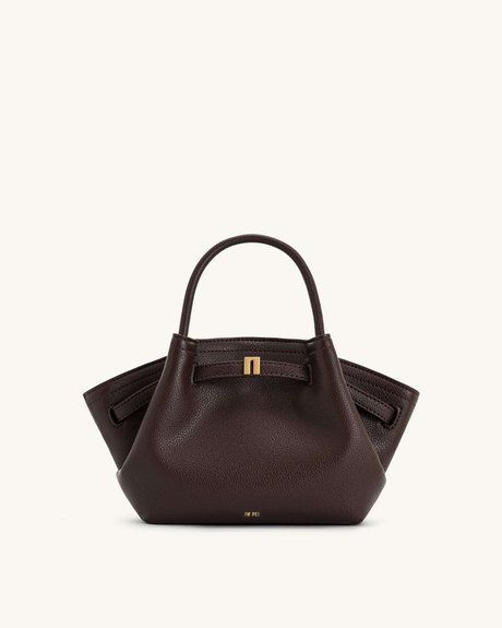 JW PEI Hana Mini Tote Bag DARK BROWN BG107695JWP &mdash; фото 1 из 7