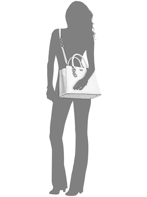 GALERIA STATUS SATCHEL - Handbag WHITE GUESS — Фото, Картинка BAG❤BAG Купить оригинал Украина, Киев, Житомир, Львов, Одесса ❤bag-bag.com.ua