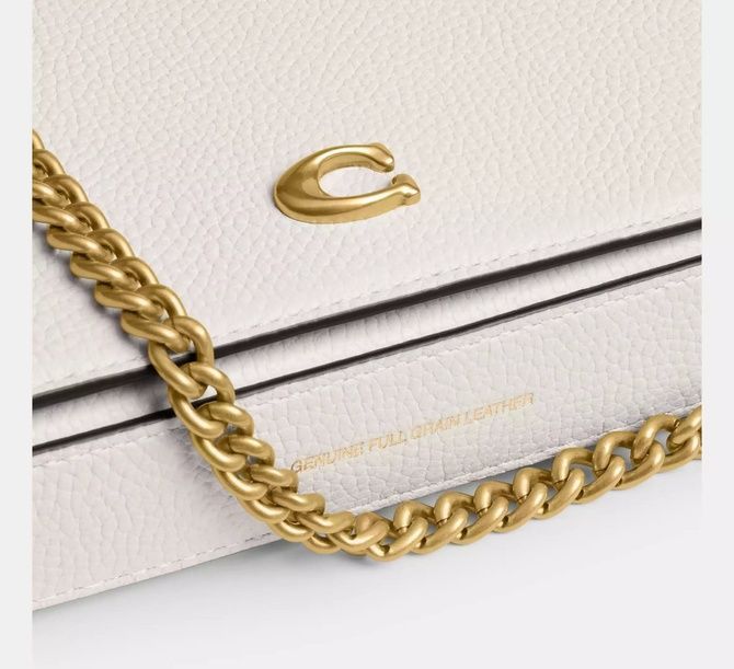 COACH Mila Crossbody Bag In Signature Canvas Brass / Chalk CAO01-B4/HA &mdash; фото 4 из 10