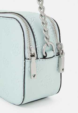 GUESS Galeria Debossed Peony Mini Camera Crossbody Bag