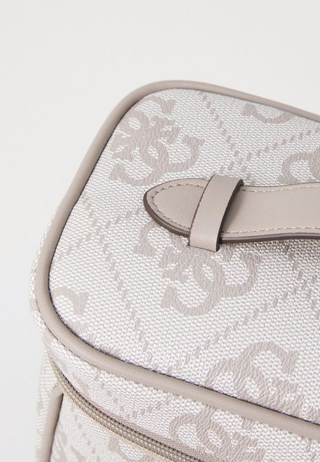 GUESS Berta Toiletry Train Case Wash Bag DARK TAUPE BG.GUE.109226 &mdash; фото 5 з 6