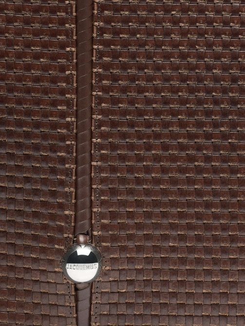 Jacquemus The Marino horizontal shopper bag &mdash; Soft leather tote bag DARK BROWN 255BA426-3239-880 &mdash; фото 4 з 8