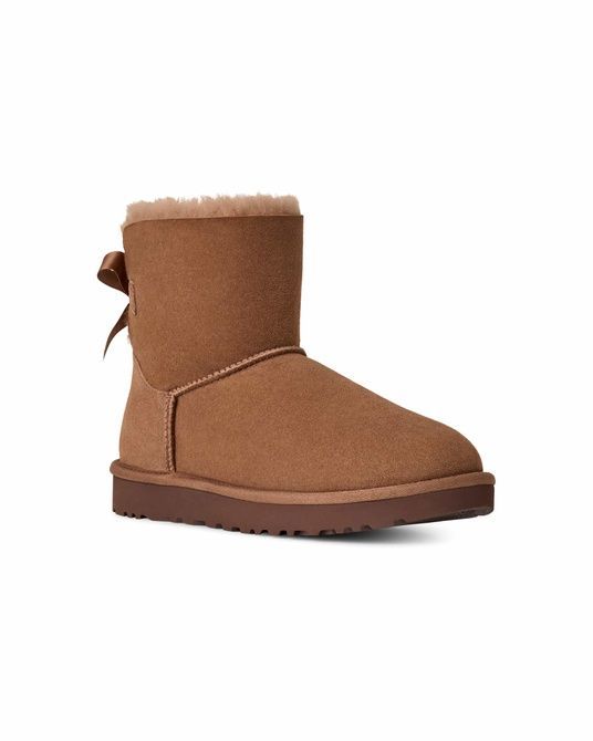 UGG Women's Mini Bailey Bow II Rocky Oak 1016501 &mdash; фото 2 из 7